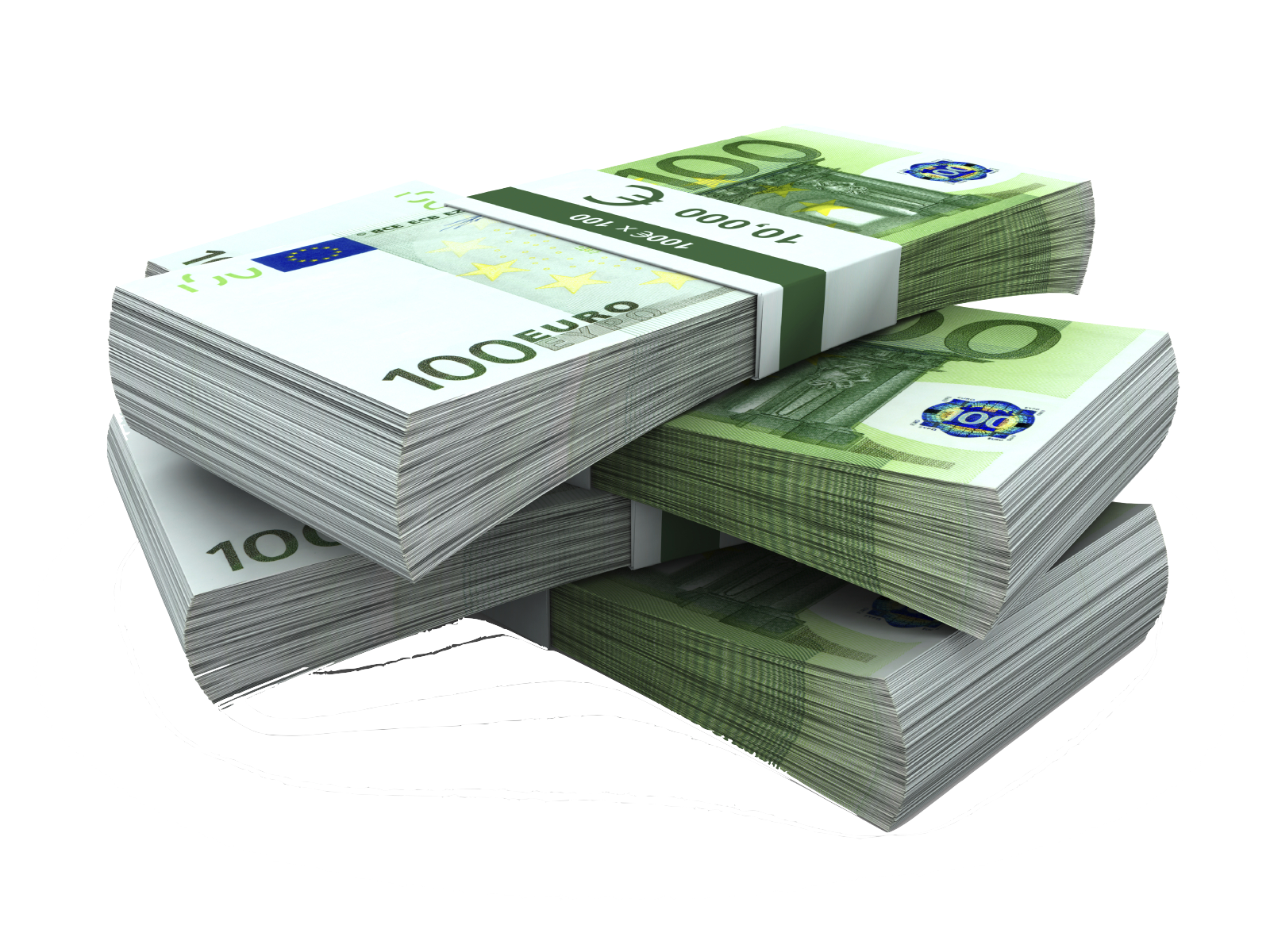Euroscheine als Symbol für Inflation